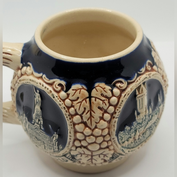Vintage Gerz West German Castle Stein Small Mug Cup - Picture 4 of 9